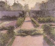 Gustave Caillebotte Kitchen Garden at Yerres painting